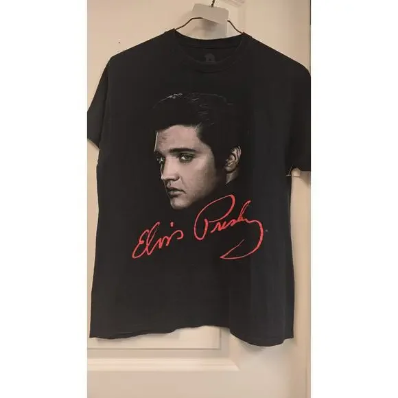 Jen8945 Elvis Presley Vintage Music T-Shirt, Size Large, Black. - Picture 1 of 3